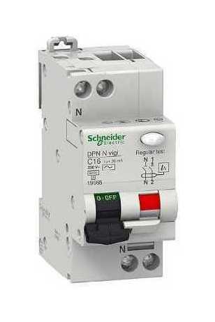 Дифавтомат Schneider Electric Multi9 1P+N 6А (C) 6кА 30мА (A)