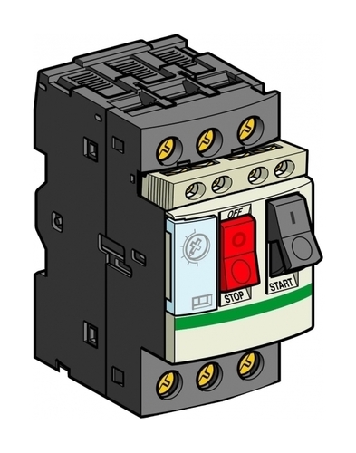 Силовой автомат для защиты двигателя Schneider Electric TeSys GV2 18А 3P, термомагнитный расцепитель