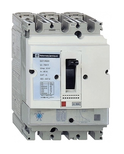 Силовой автомат Schneider Electric TeSys GV7, 36кА, 3P, 150А