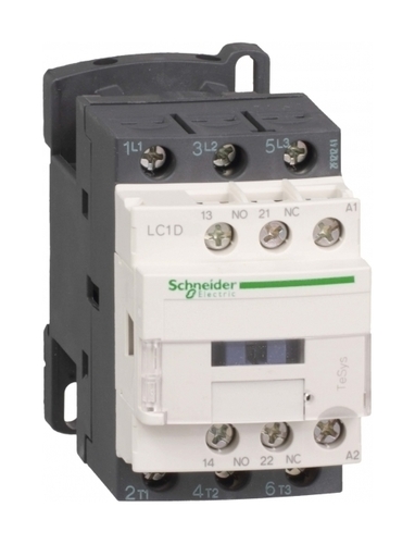 Контактор Schneider Electric TeSys LC1D 3P 9А 440/125В DC 4кВт