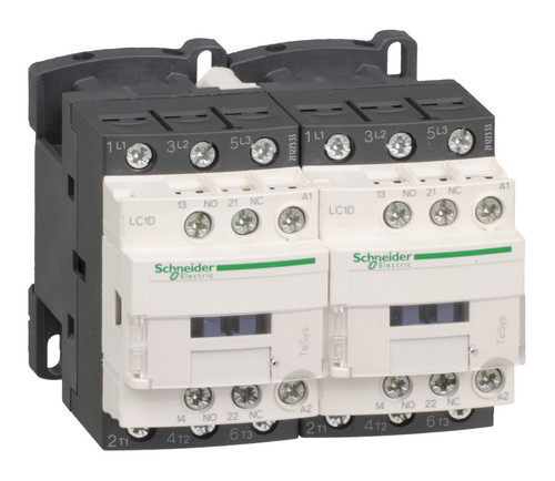 Реверсивный контактор Schneider Electric TeSys LC2D 3P 18А 400/380В AC