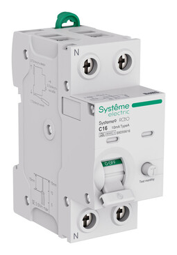 Systeme Electric Systeme9 Авт. выкл. диф. тока (АВДТ) 1P+N C 16A 6kA 10мА Тип-A 230В