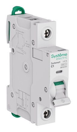 Автоматический выключатель Systeme9, 1полюс, 1А, C, 6кA